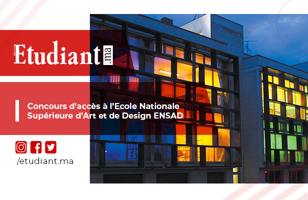 Concours d’accès à l’Ecole Nationale Supérieure d’Art et de Design ENSAD