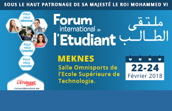Meknès abrite la 15ème édition du Forum de l’Etudiant