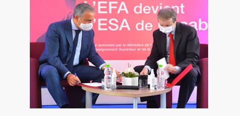 L’EFA devient ESA et offre 3 licences en double diplômation