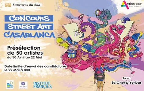 Langages du Sud  et Art’Com lancent le concours "Street Art Casablanca"